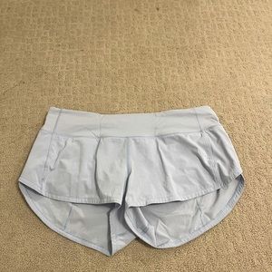 Light blue lululemon shorts